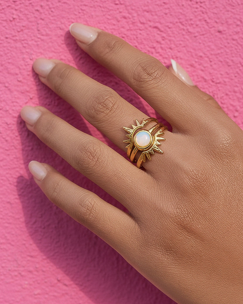 The Nerina 18K Ring Set