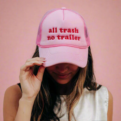 All Trash No Trailer Trucker Hat