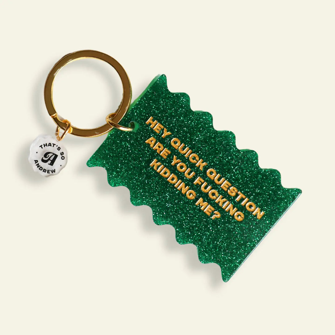 Quick Question Keychain