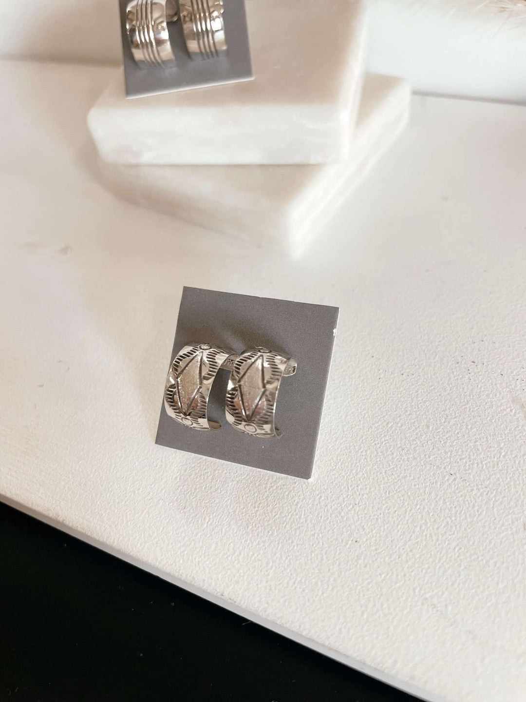 Silver Spirit Hoops #117