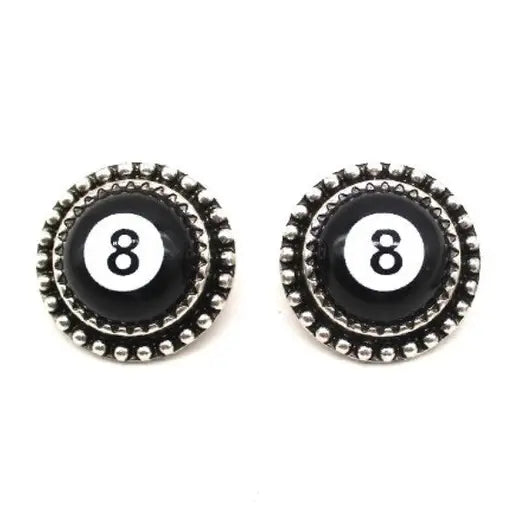 8 Ball Earrings