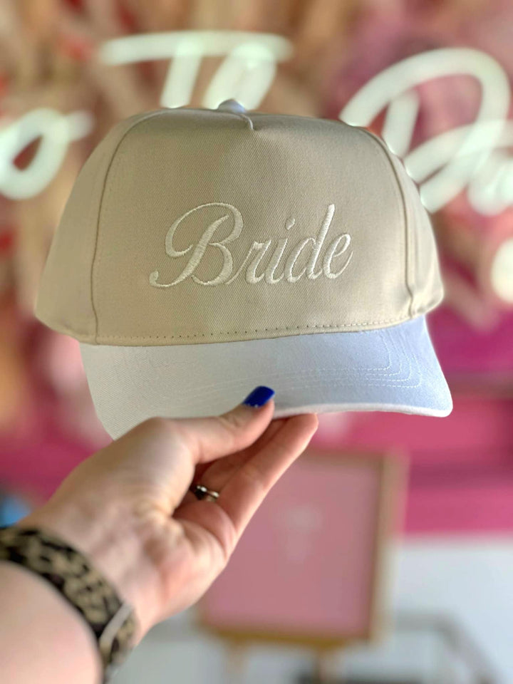 Bride Embroidery Cap