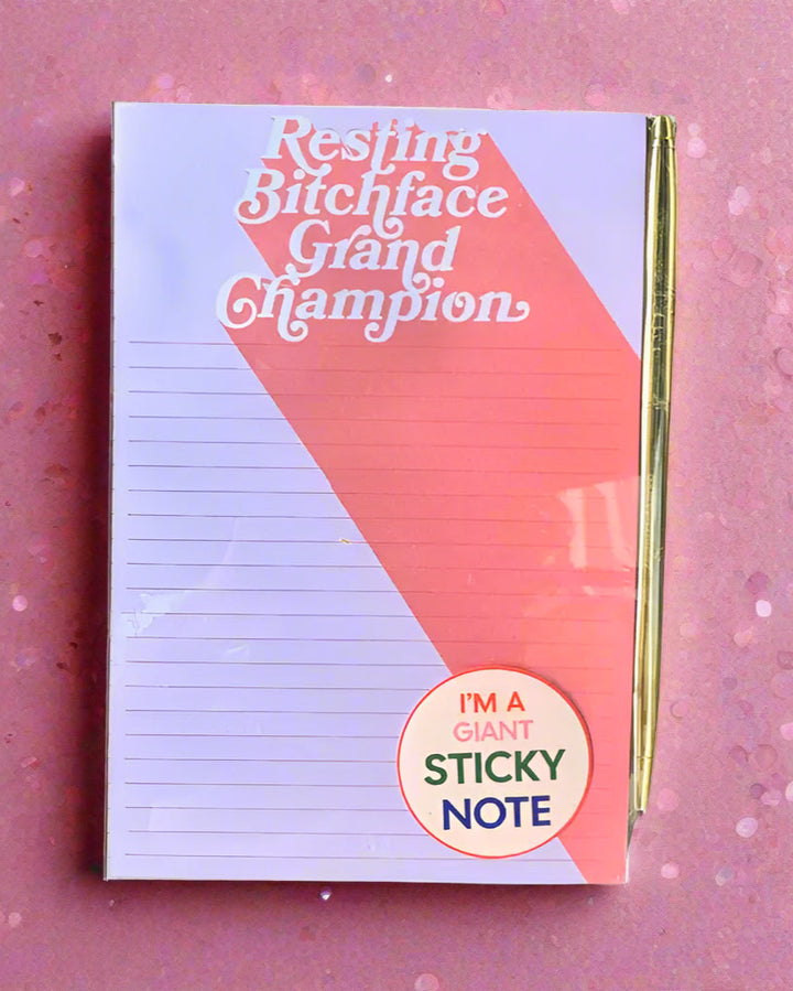 Resting Bitchface Notepad