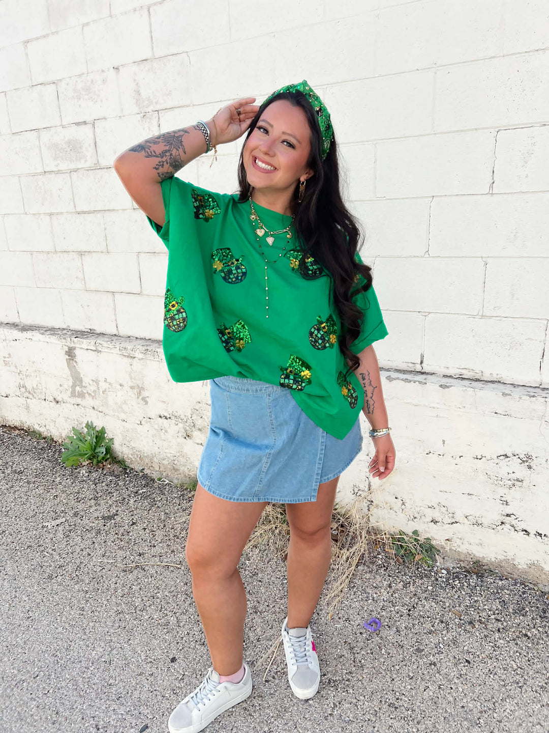 Lucky Disco Ball Sequin Top