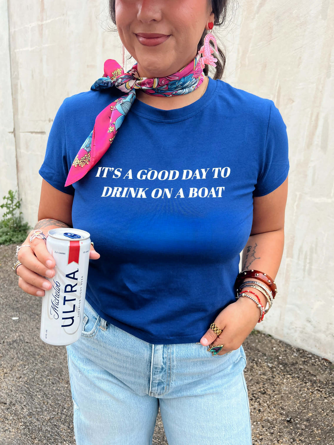Drink On A Boat Baby Tee