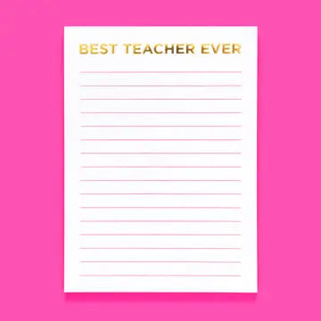 Best Teacher Notepad