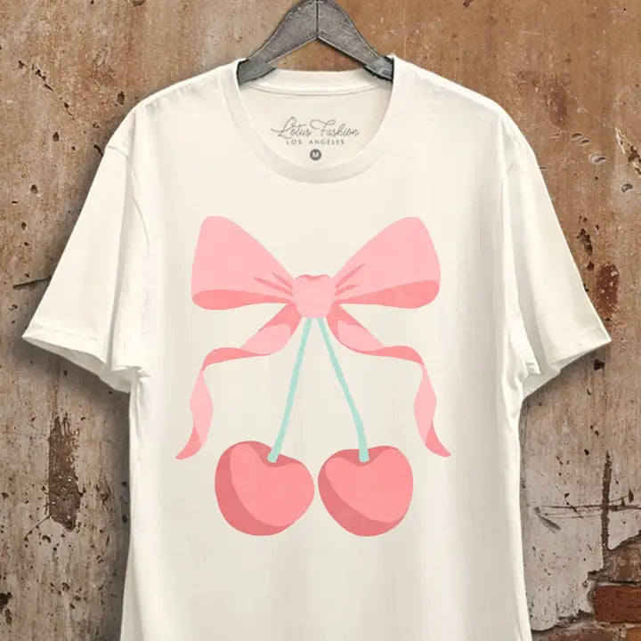 Girls Girl Cherry Graphic Tee