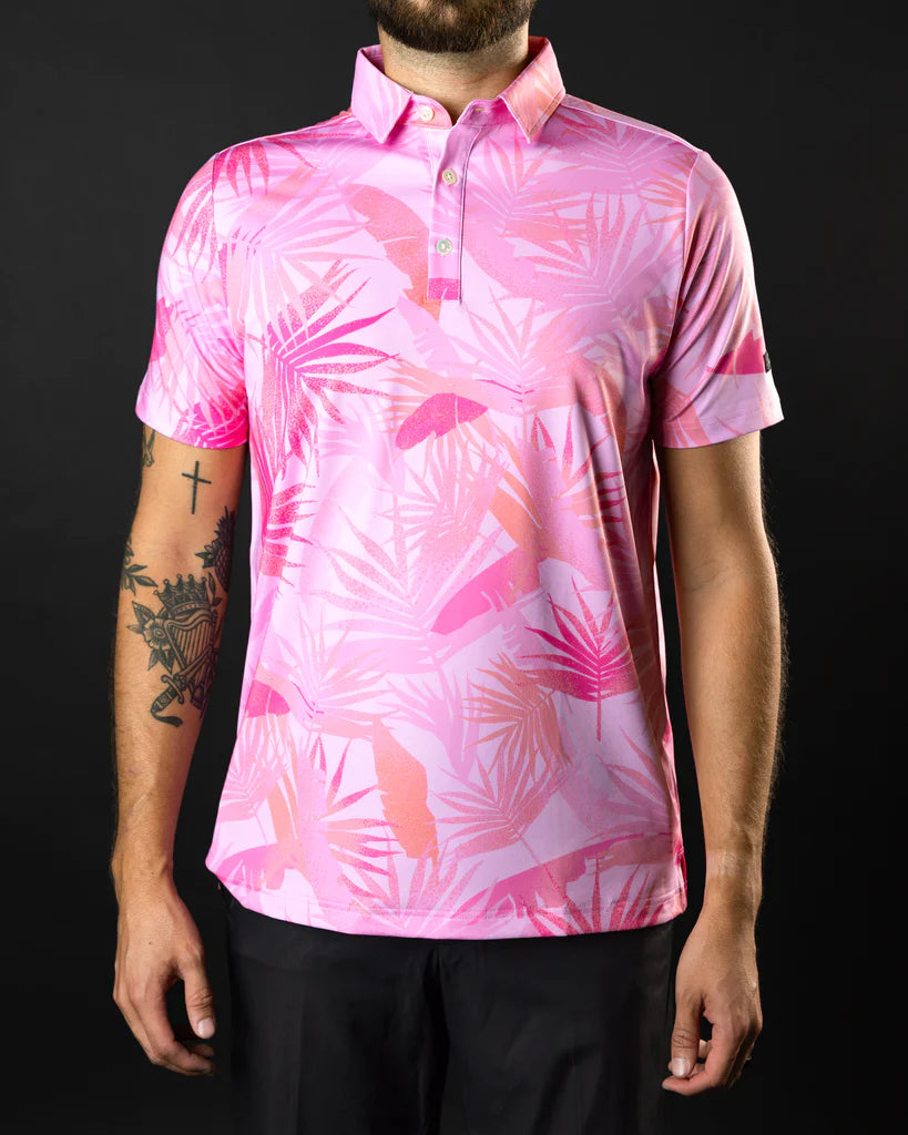 Blush Bomber Men's Polo