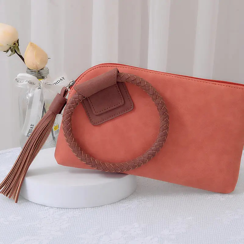 Brandi Tassel Clutch