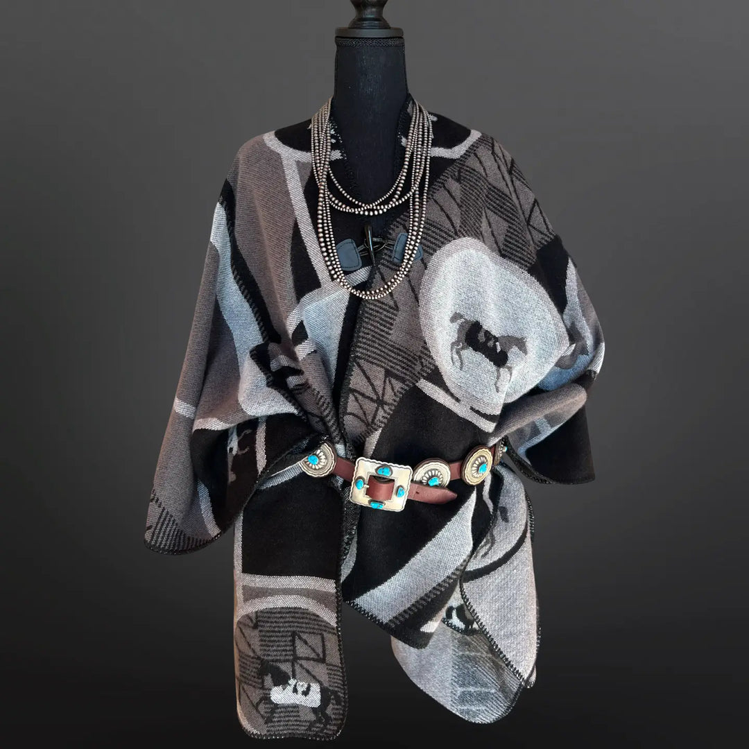 Equestrian Elegance Horse Wrap Shawl