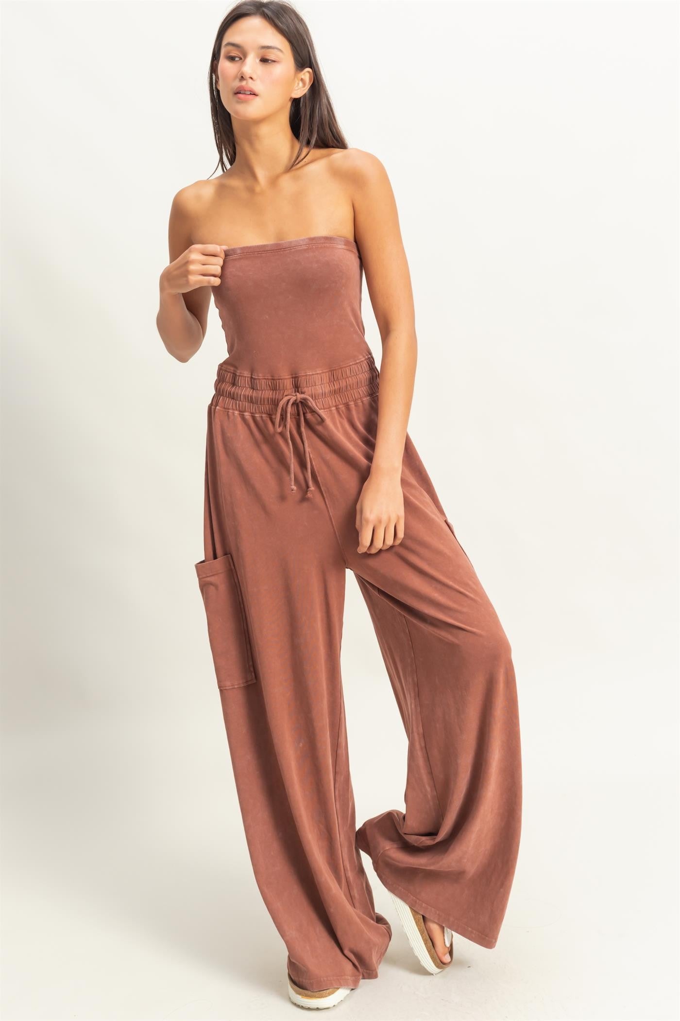 The Kristyn Tube Top Jumpsuit