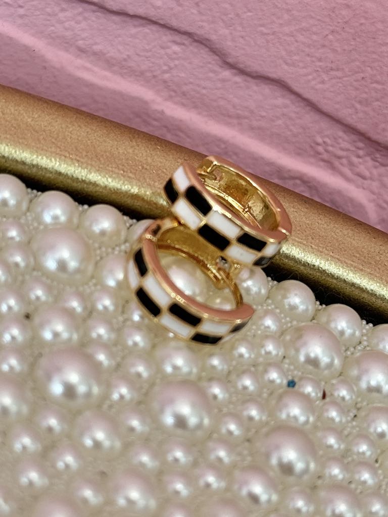 All Checked Out Earrings