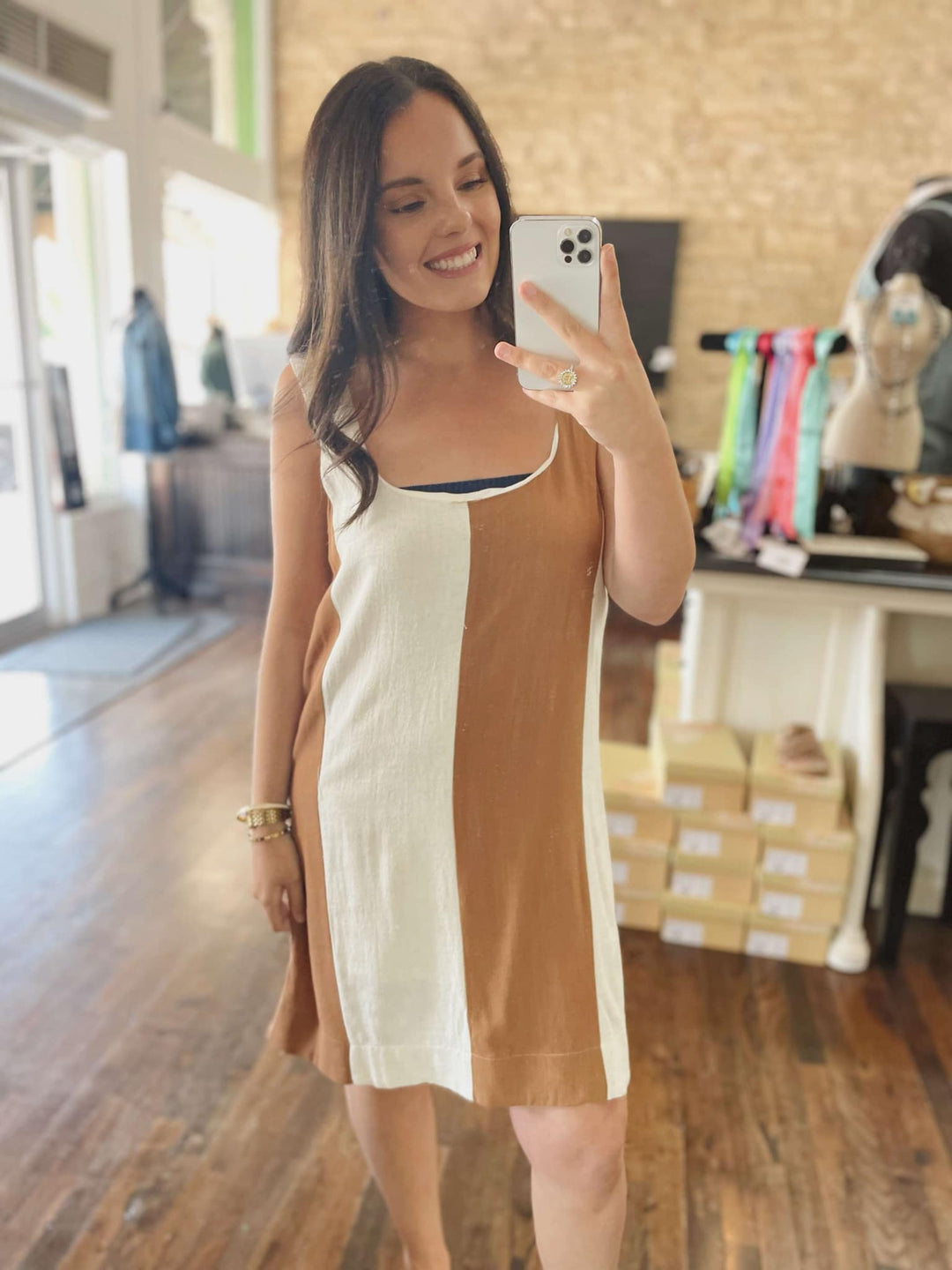 The Favorite Linen Mini Dress