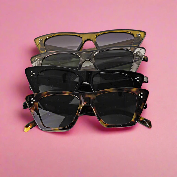Assorted Acetate Square Frame Sunglasses