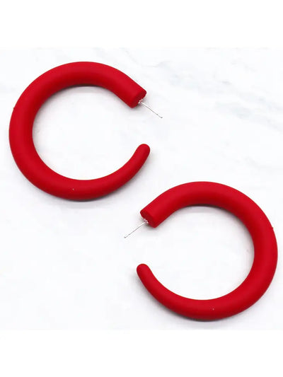Fun & Funky Matte Hoops