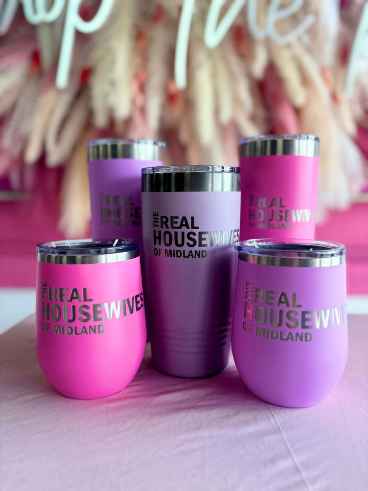 Real Housewives of Midland Wine Tumbler
