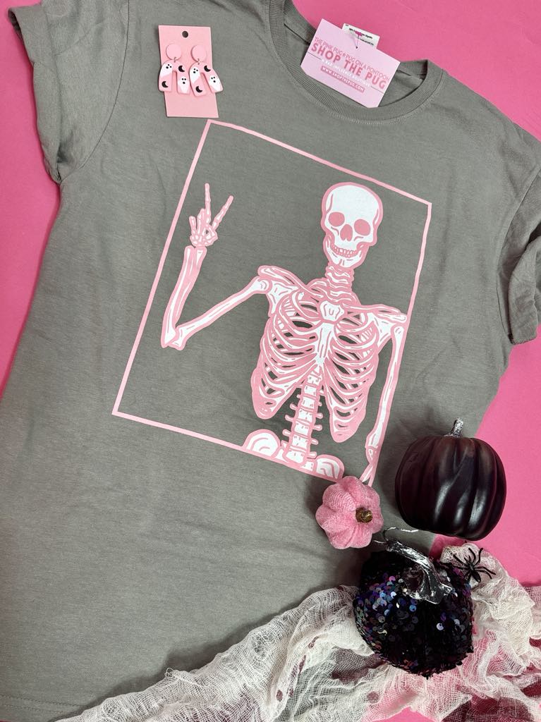 Peace Skelly Graphic Tee