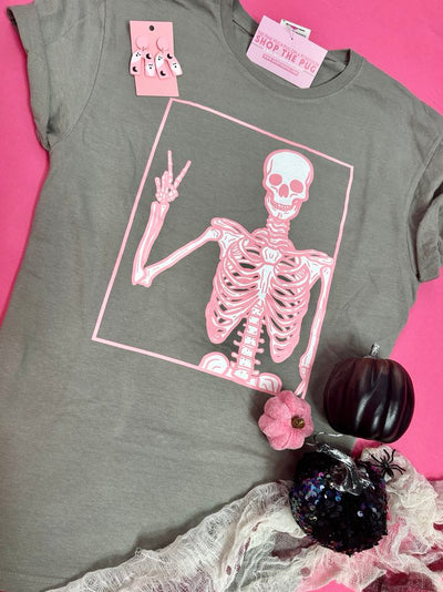 Peace Skelly Graphic Tee