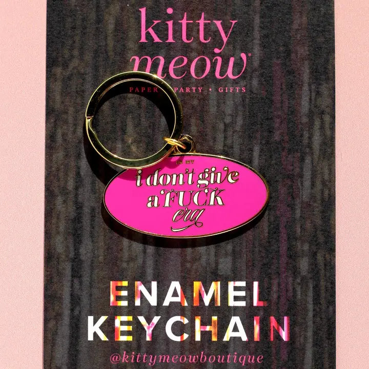 I Don't Give A Fuck Era Keychain