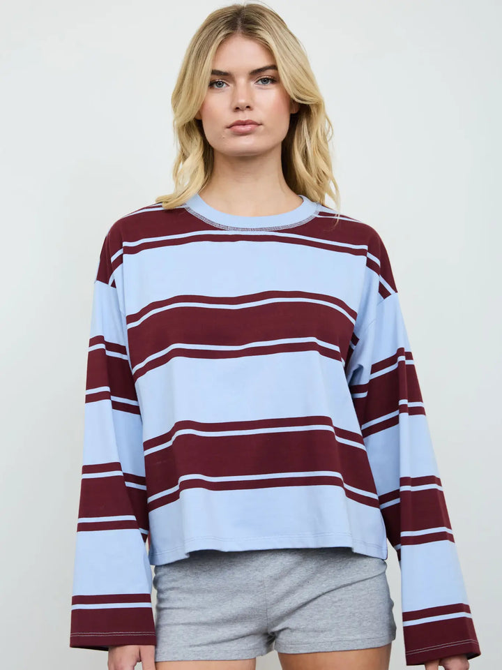 Stripe & Stitch Boxy Knit Top