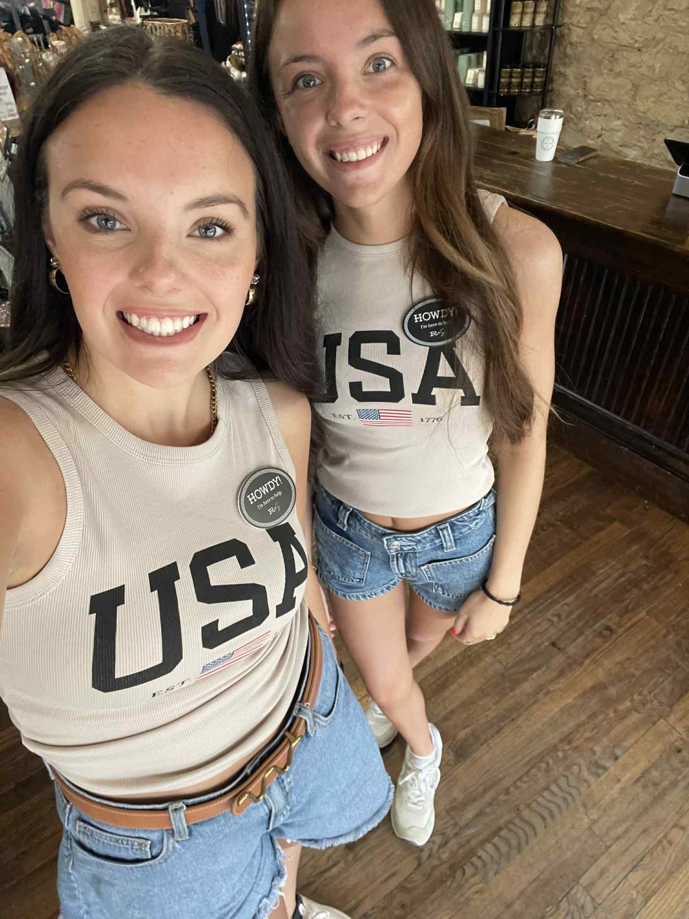 The Courtney USA Knit Tank Top