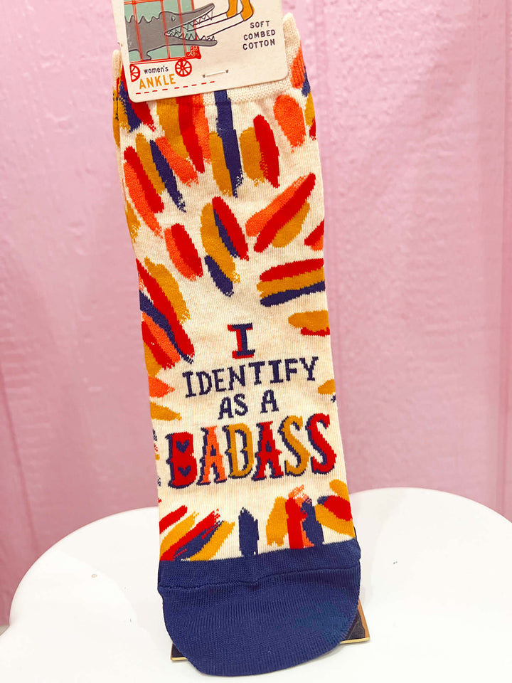 I Identify As A Badass Ankle Socks