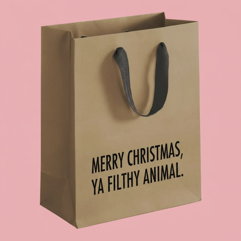 Merry Christmas Ya Filthy Animal Gift Bag