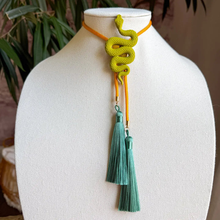 Strike Me Snake Tassel Bolo