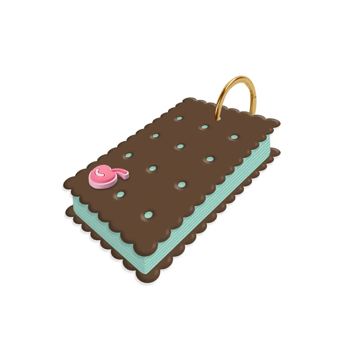 Mint Mini Ice Cream Sandwich Charm Note Cards
