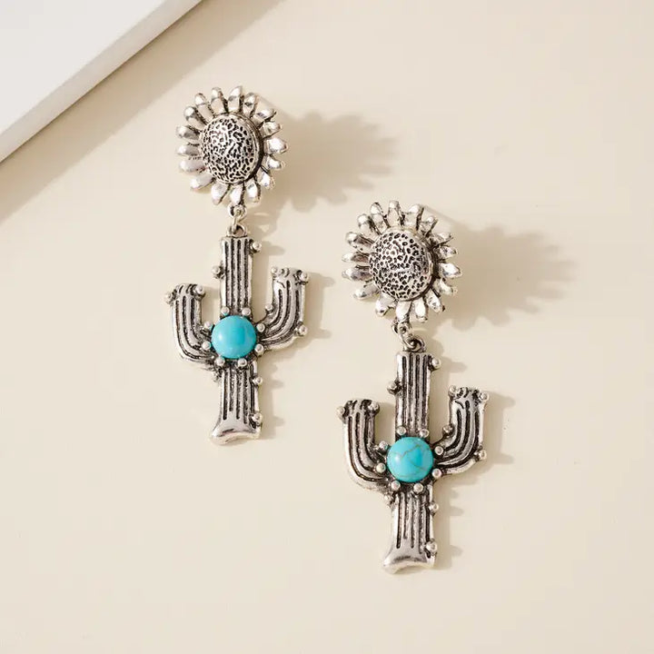 The Yuma Cactus Earrings