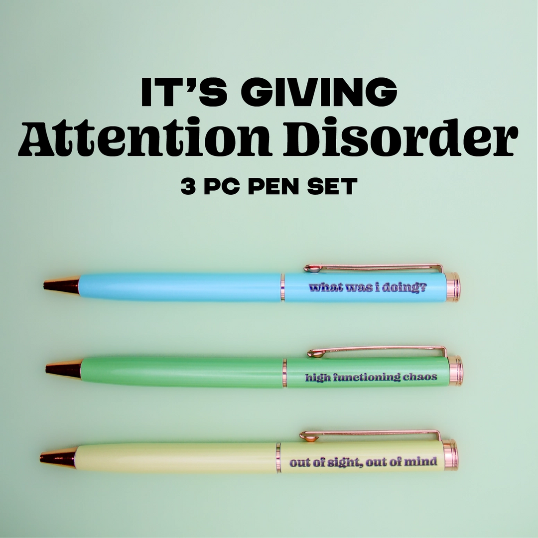 Attention Disorder Pen Set