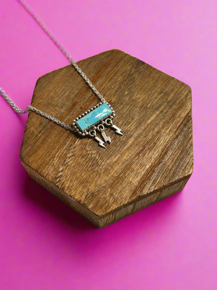 Authentic Bolt Bar Necklace $135