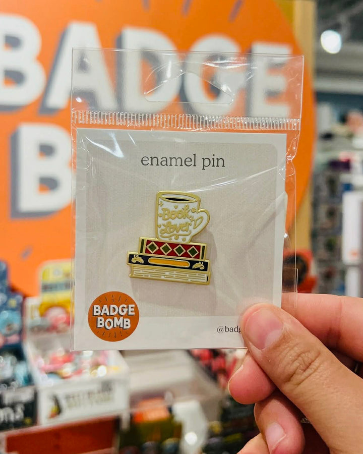 Book Lover Enamel Pin