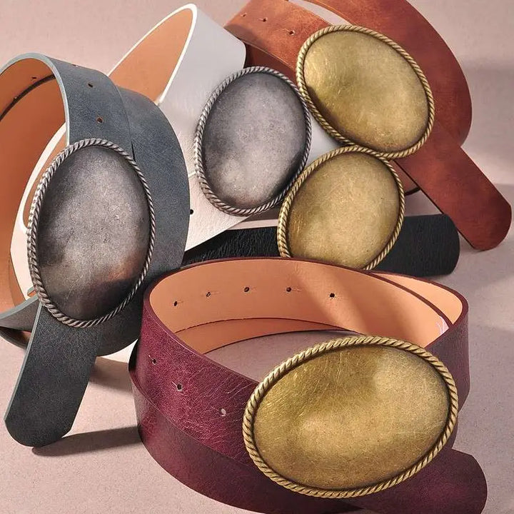 Frontier Chic Leather Belt