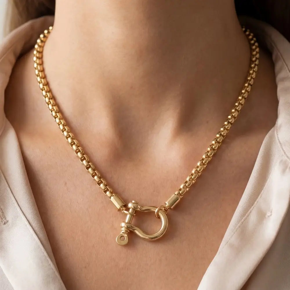 The Sunset Sky Snaffle Necklace