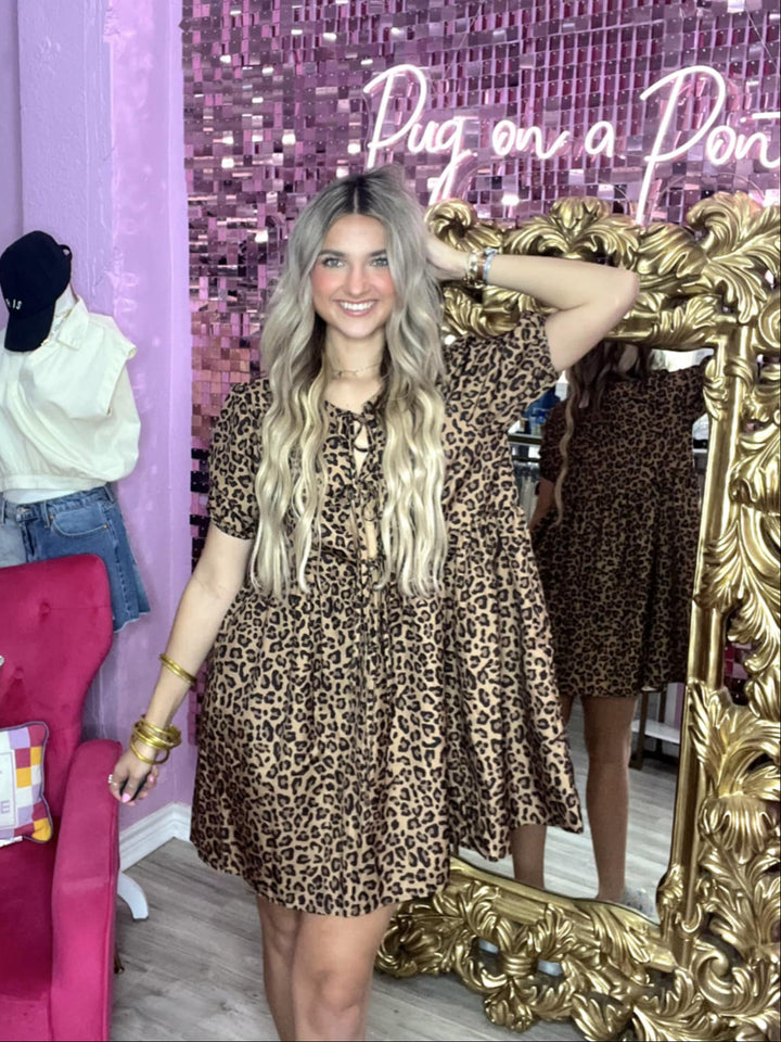 The Mayah Puff Sleeve Mini Dress