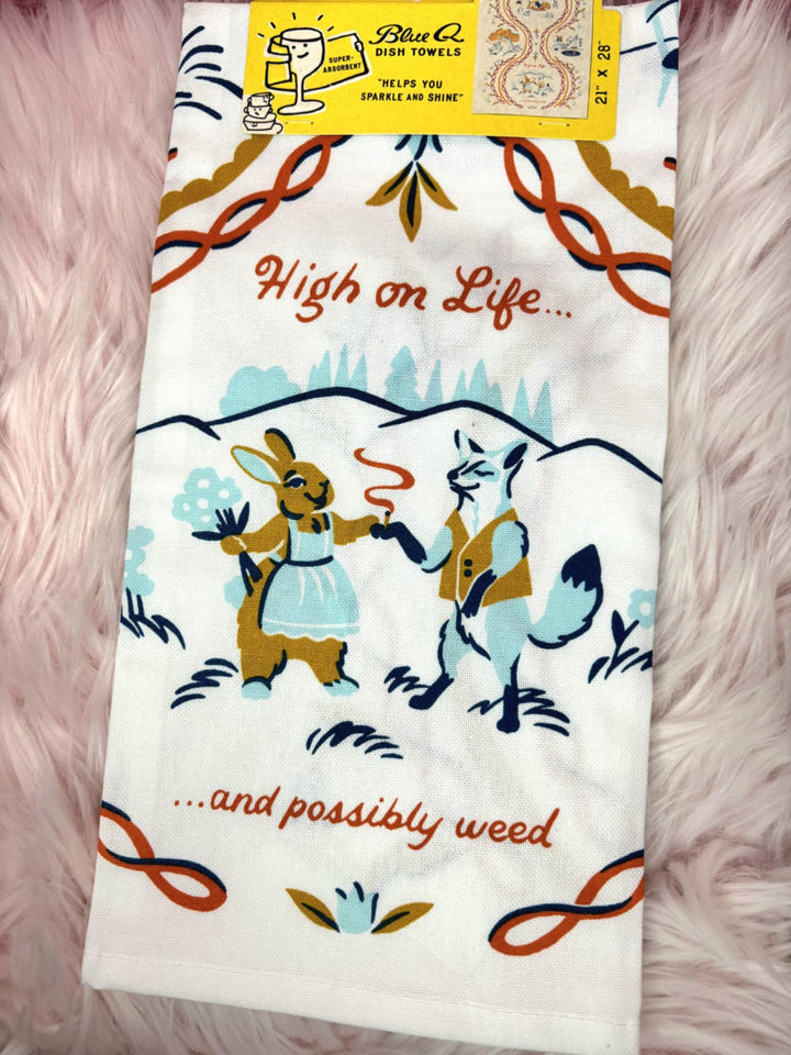 High On Life Dishtowel