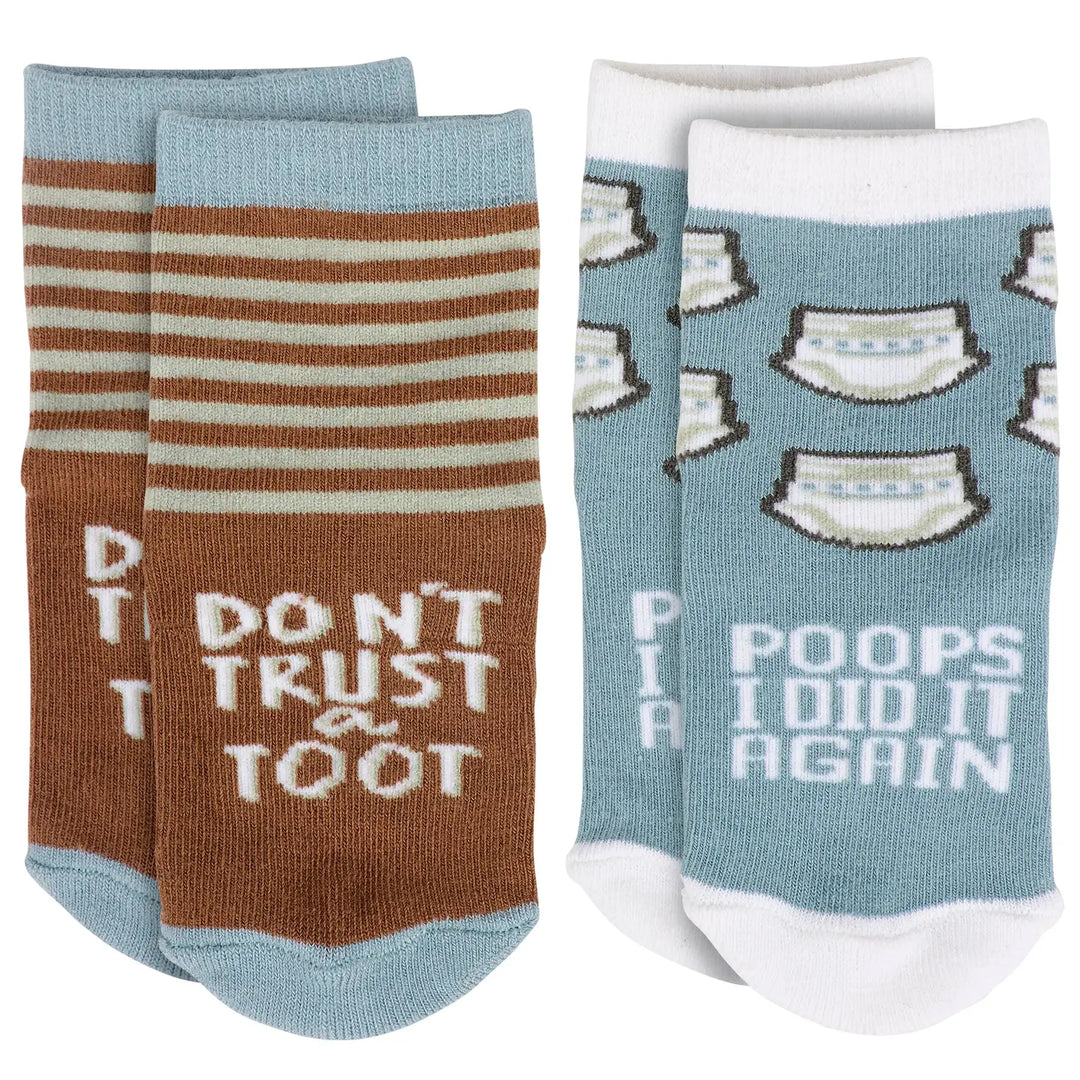 Poops I Did It Again Baby Socks