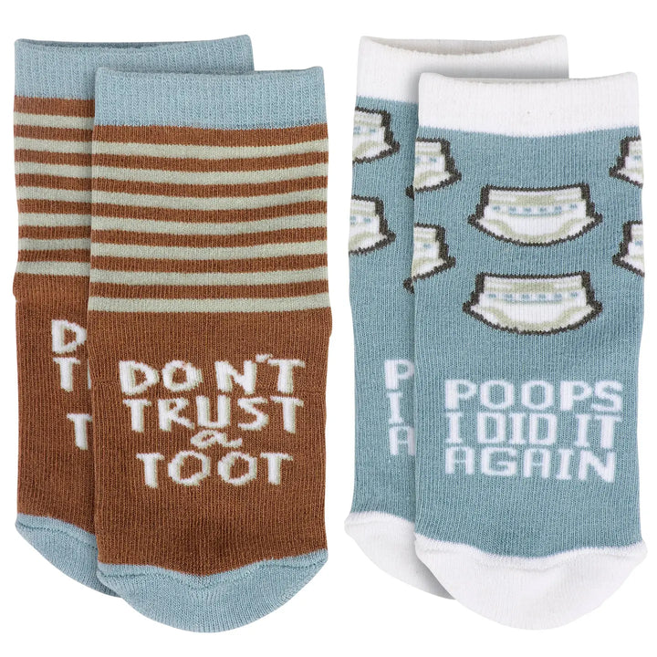 Poops I Did It Again Baby Socks