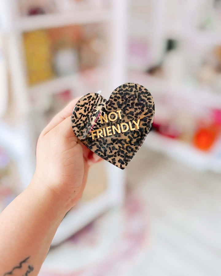 Not Friendly Hair Clip