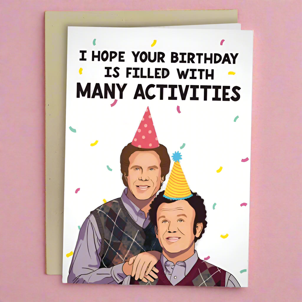 Birthday Filled with Many Activities Card