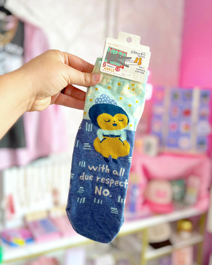 With All Due Respect Ankle Socks