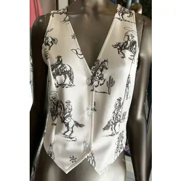 Western Sheriff Vest Top