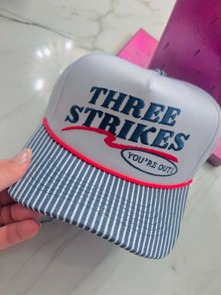 Three Strikes Trucker Hat