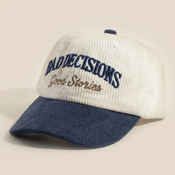 Bad Decisions Good Stories Trucker Hat