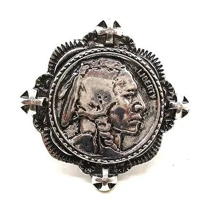 Indian Coin Cuff Ring
