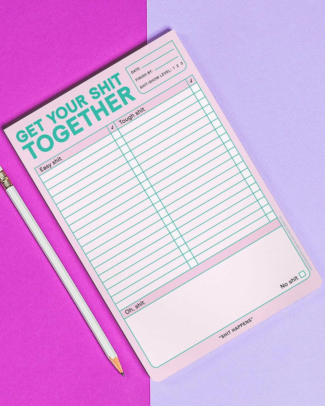 Get Your Shit Together Notepad