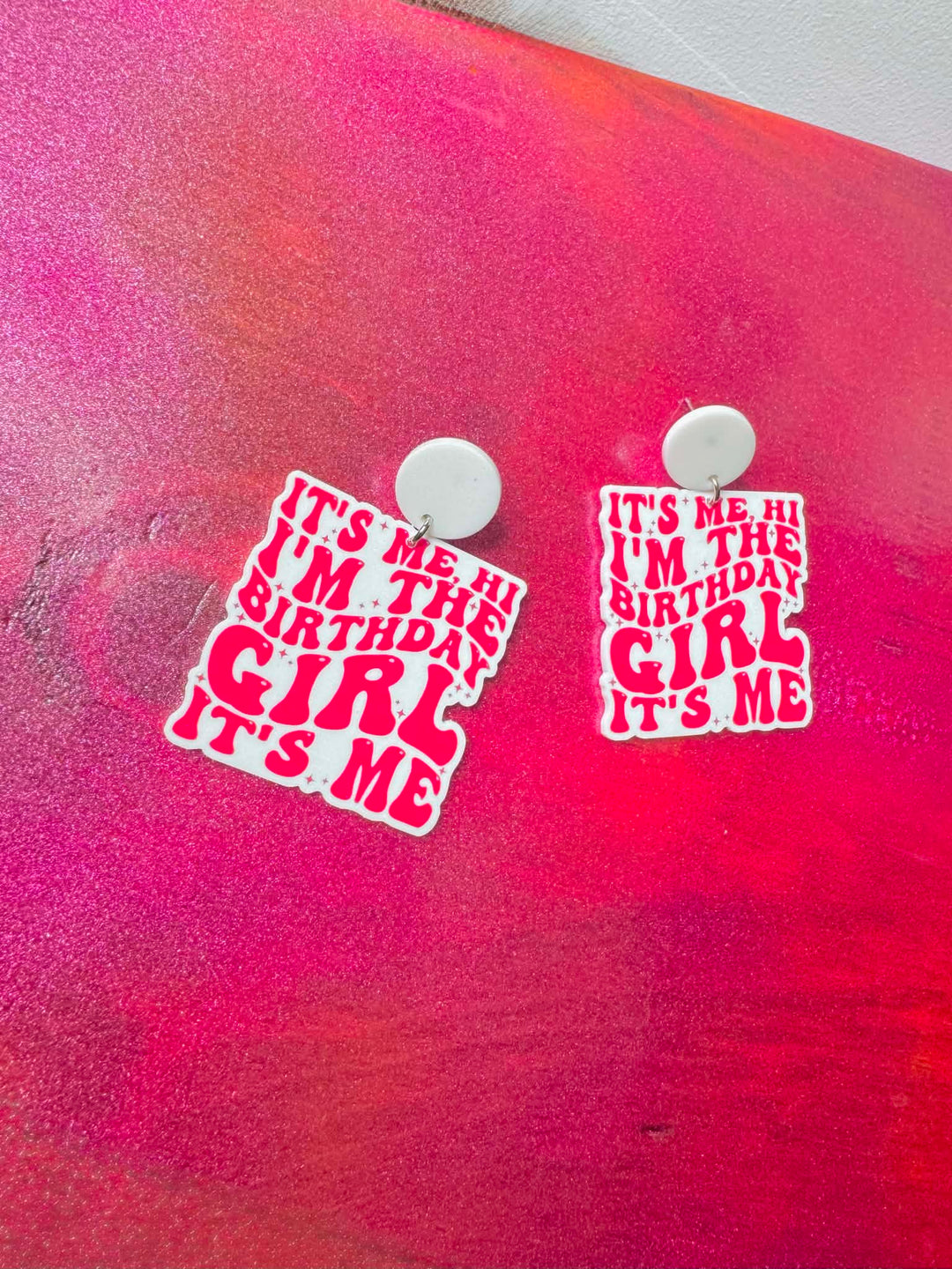 Main Character Birthday Earrings