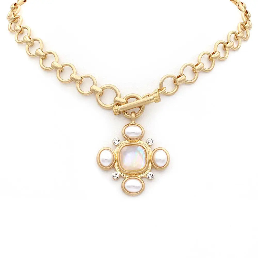 Golden Grace Cross Necklace