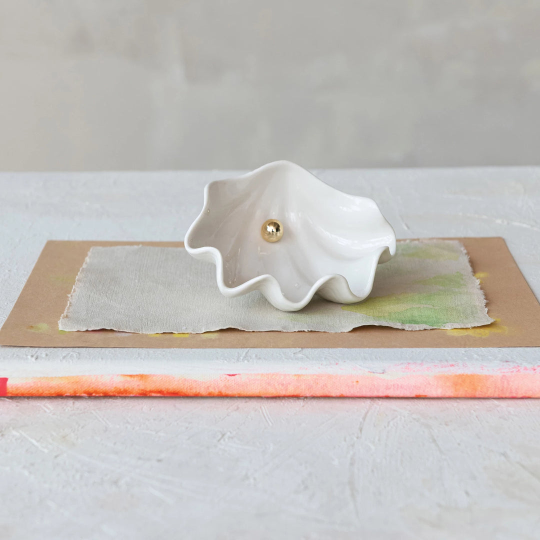 Clam Shell Pearl Dish